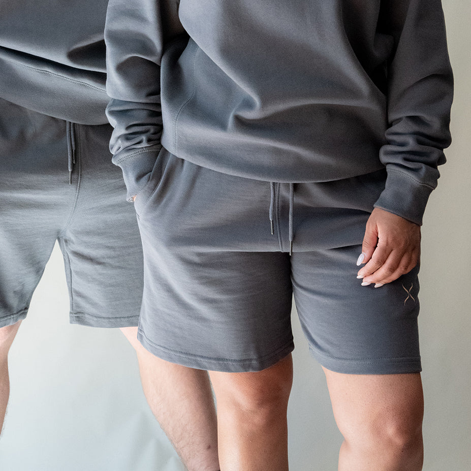 Slate GOTS® Organic Cotton Sweatshorts