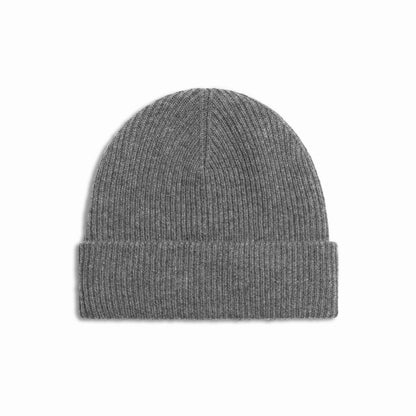 Grey Cashmere Merino Wool Beanie