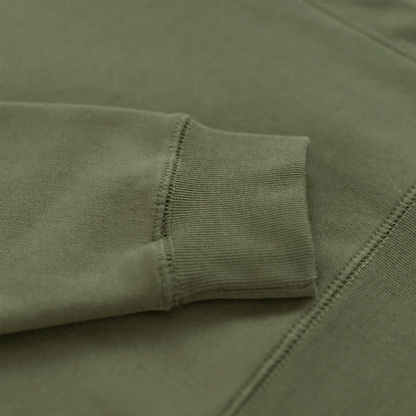 Military Olive GOTS® Organic Cotton Crewneck Sweatshirt